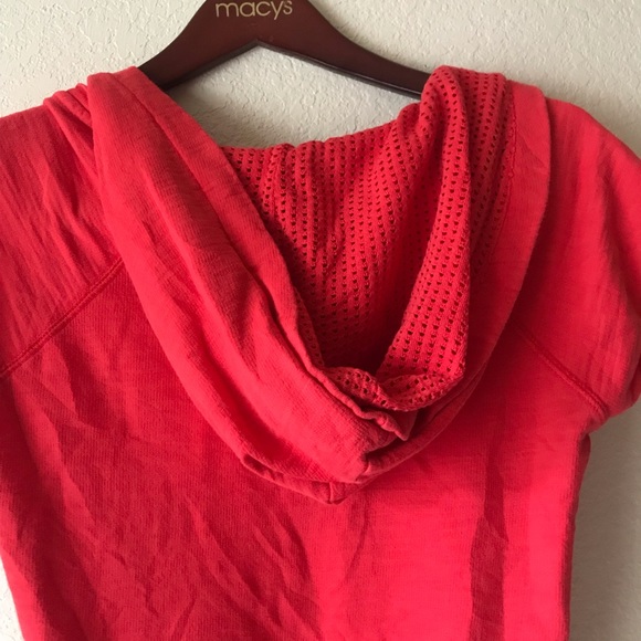 Harajuku Lovers Red Hoodie Top - Picture 4 of 7